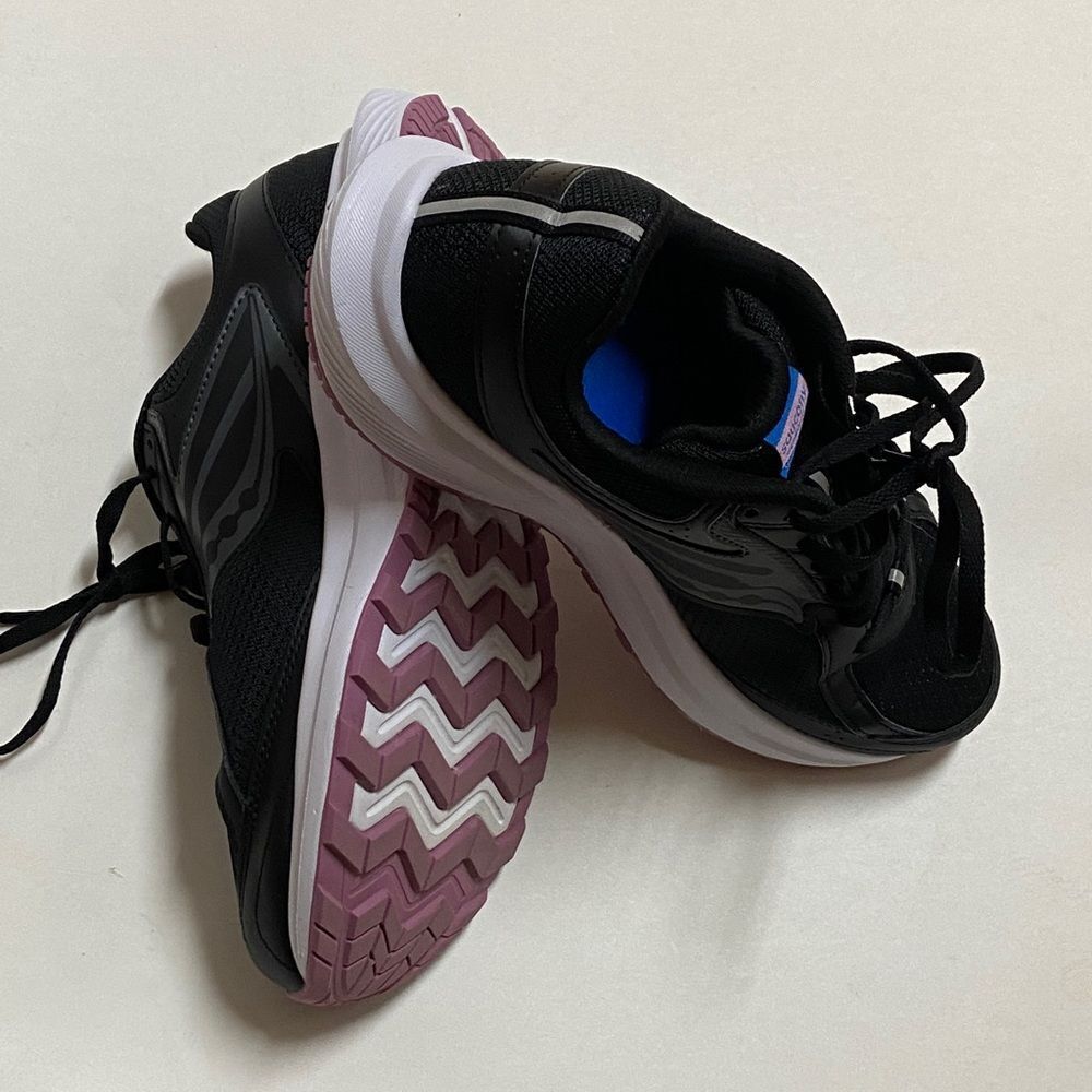 Saucony Cohesion 17 Women's Black and Pink Sneakers Size 9.5W - Picture 8 of 11